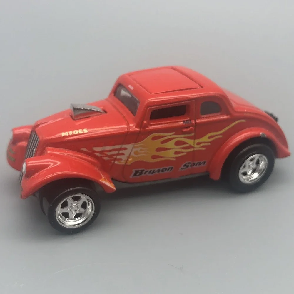 Johnny Lightning 1933 '33 Willys Gasser Car Bryson & Sons Red Diecast 1/64 Scale